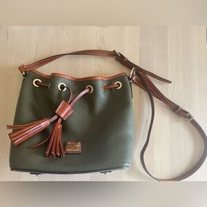 Dooney & Bourke Pebble Grain Crossbody Drawstring Bag